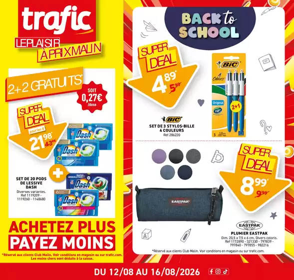 Catalogue Trafic à Fontaine-Française | Le plaisir à prix malin | 2026-08-14T00:00:00.000Z - 2026-08-16T00:00:00.000Z