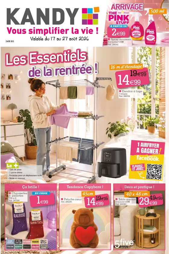 Catalogue KANDY | Les essentiels de la rentrée ! | 2026-08-14T00:00:00.000Z - 2026-08-27T00:00:00.000Z