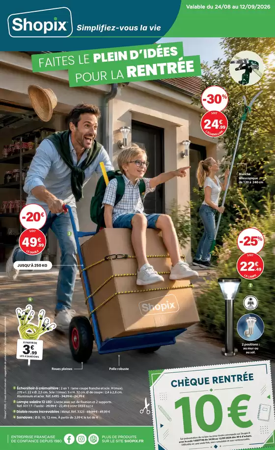 Catalogue Shopix à Margencel | FAITES LE PLEIN D’IDÉES POUR LA RENTRÉE | 2026-08-24T00:00:00.000Z - 2026-09-12T00:00:00.000Z