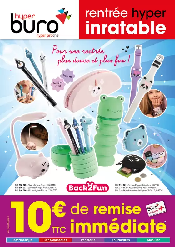 Catalogue Hyperburo à Bazainville | Promo Rentrée des classes 2026 | 2026-08-17T00:00:00.000Z - 2026-09-05T00:00:00.000Z