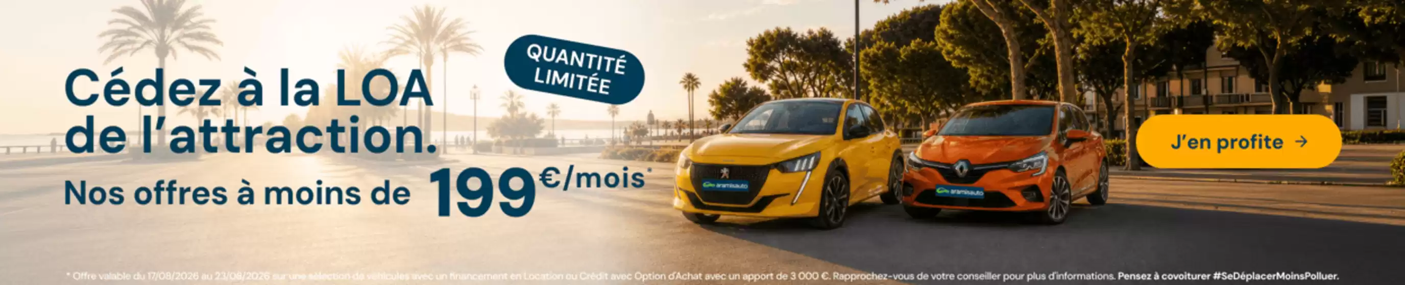 Catalogue Aramis Auto à Treteau | Les bons plans de l'été ! | 2026-08-18T00:00:00.000Z - 2026-08-23T00:00:00.000Z