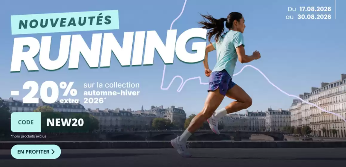Catalogue Ekosport à Pont-Sainte-Marie | Notre Sélection Trail | 2026-08-18T00:00:00.000Z - 2026-08-30T00:00:00.000Z