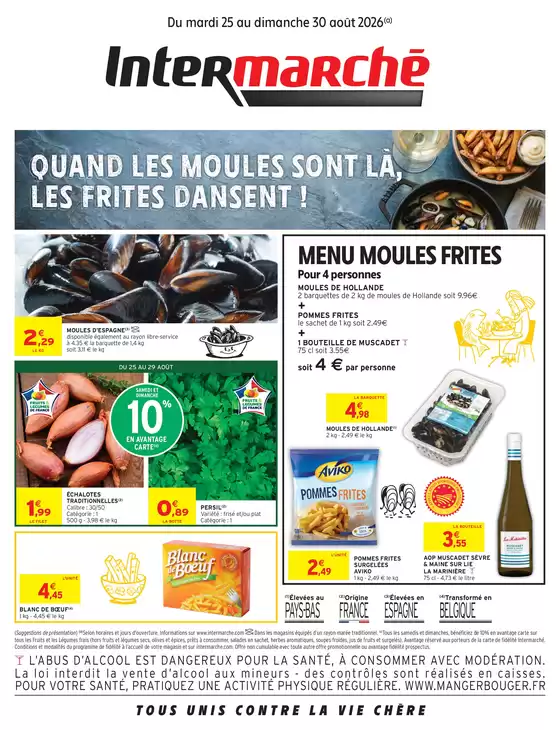 Catalogue Intermarché Contact | S35 - R02 - MOULES FRITES | 2026-08-25T00:00:00.000Z - 2026-08-30T00:00:00.000Z