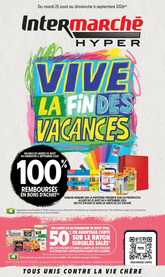 Catalogue Intermarché Hyper à Amfreville-la-Mi-Voie | TF SEPTEMBRE 1 RENTREE | 2026-08-25T00:00:00.000Z - 2026-09-06T00:00:00.000Z