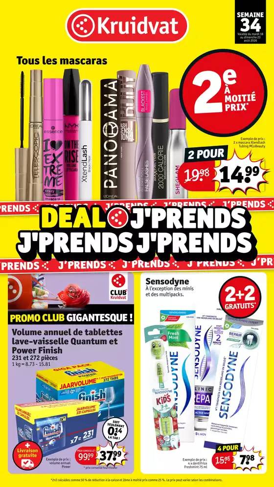 Catalogue Kruidvat à Royat | DEAL J’PRENDS | 2026-08-19T00:00:00.000Z - 2026-08-23T00:00:00.000Z