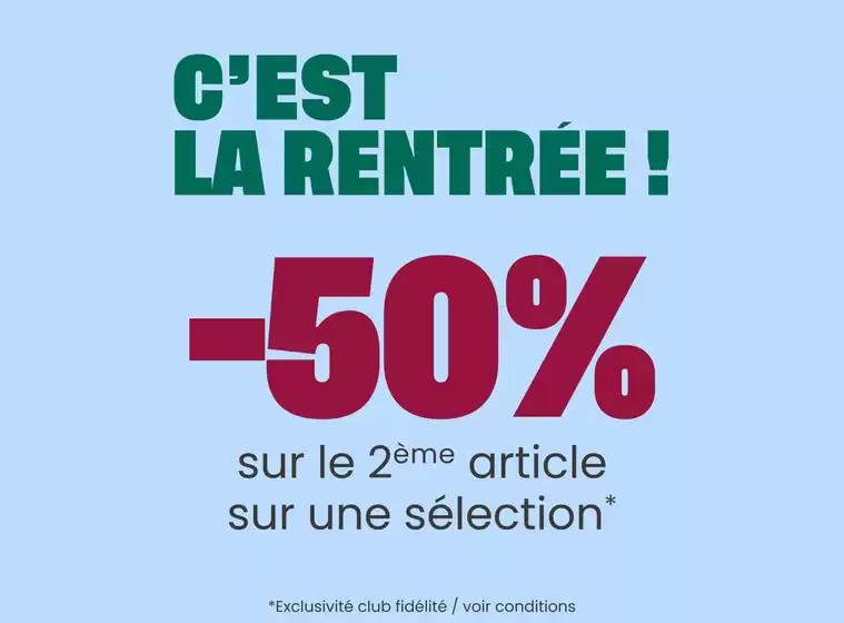 Catalogue Tape à l'oeil à Domessin | C'EST LA RENTRÉE ! | 2026-08-19T00:00:00.000Z - 2026-09-02T00:00:00.000Z