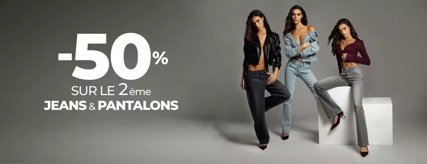 Catalogue Tally Weijl | Offre Jeans & Pantalons | 2026-08-19T00:00:00.000Z - 2026-09-06T00:00:00.000Z