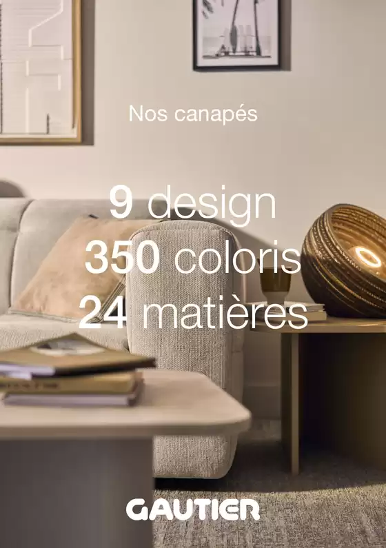Catalogue Gautier à Asnans-Beauvoisin | Nos canapés | 2026-08-21T00:00:00.000Z - 2026-09-30T00:00:00.000Z