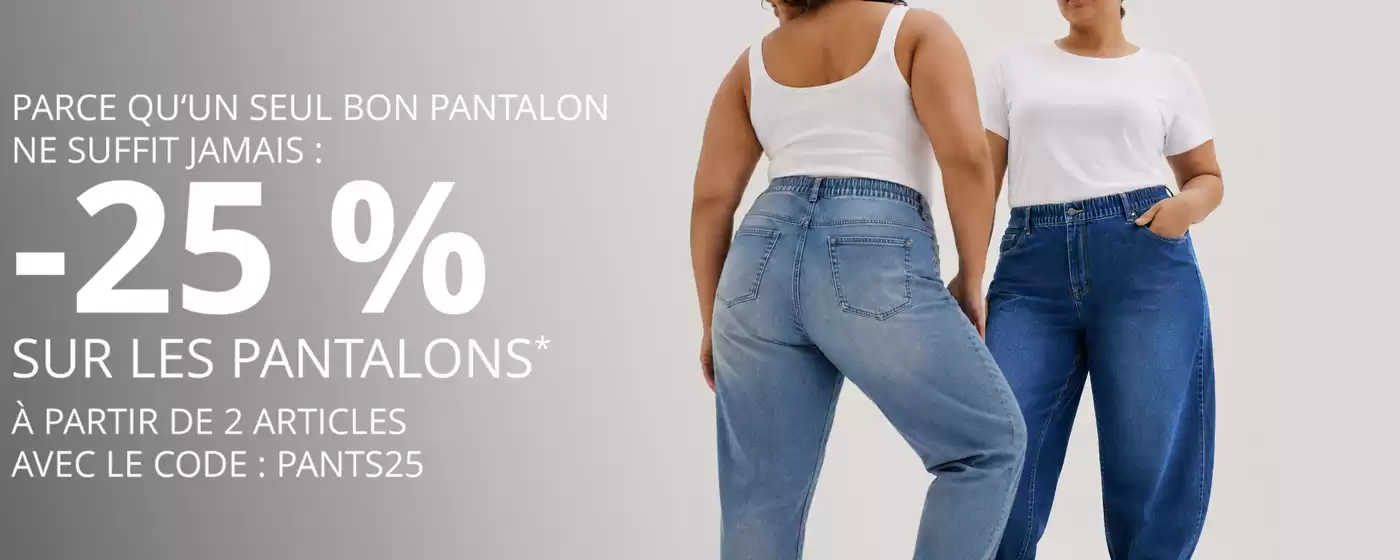 Catalogue Ulla Popken à Paris | Pantalons -25%  | 2026-08-21T00:00:00.000Z - 2026-09-06T00:00:00.000Z