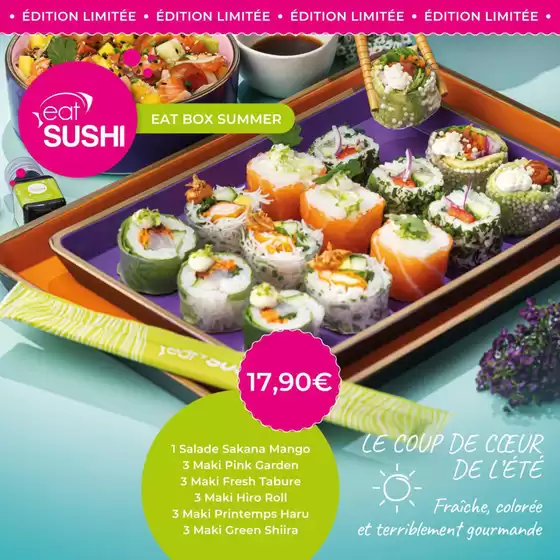 Catalogue Eat Sushi | Box Summer | 2026-08-21T00:00:00.000Z - 2026-08-31T00:00:00.000Z