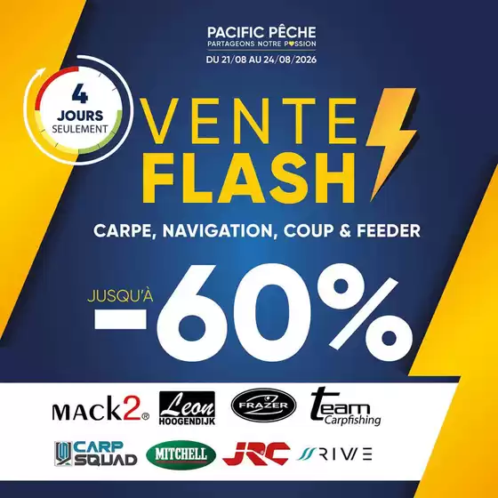 Catalogue Pacific Pêche | Vente Flash | 2026-08-21T00:00:00.000Z - 2026-08-24T00:00:00.000Z
