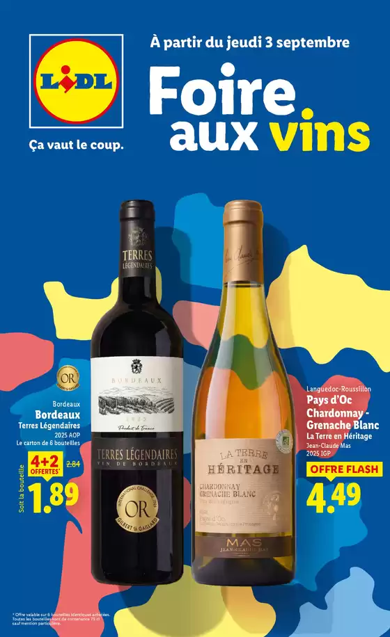 Catalogue Lidl à Marseille | Foire aux Vins | 2026-09-03T00:00:00.000Z - 2026-09-10T00:00:00.000Z