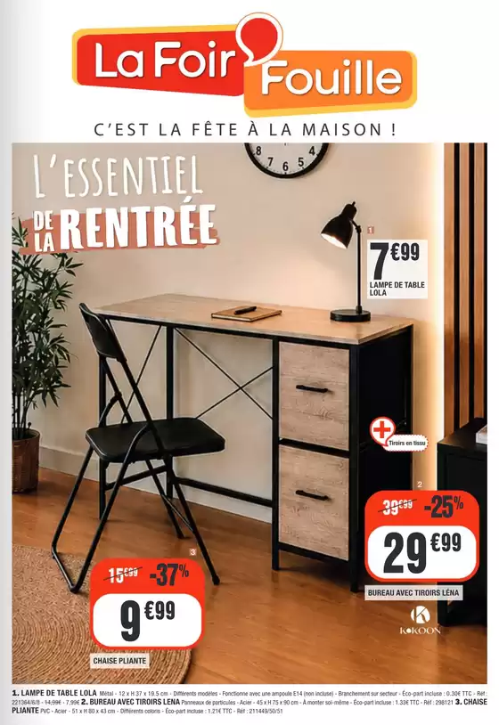 Catalogue La Foir'Fouille à Nice | L'essentiel de la rentrée | 2026-08-24T00:00:00.000Z - 2026-08-30T00:00:00.000Z
