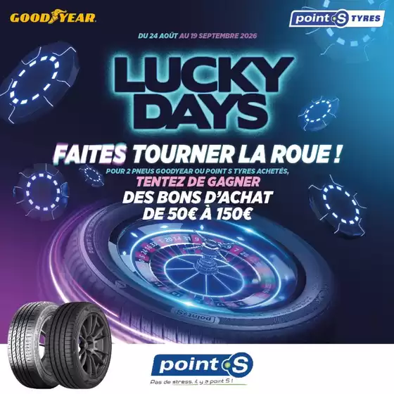 Catalogue Point S à Nîmes | Faites tourner la roue, pas la tête ! | 2026-08-24T00:00:00.000Z - 2026-09-19T00:00:00.000Z