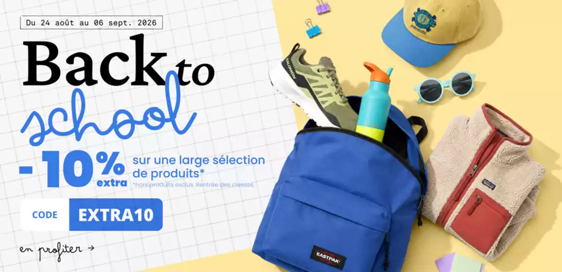 Catalogue Ekosport à Sarreguemines | Back to school | 2026-08-24T00:00:00.000Z - 2026-09-06T00:00:00.000Z