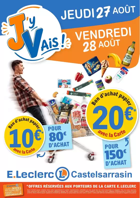 Catalogue E.Leclerc | CAT 1 : Jy vais jy retourne | 2026-08-27T00:00:00.000Z - 2026-08-28T00:00:00.000Z