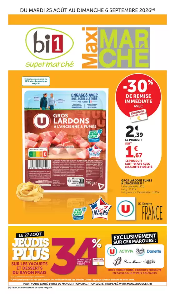 Catalogue Maximarché à Nîmes | Super offre pour tous les clients | 2026-08-25T00:00:00.000Z - 2026-09-06T00:00:00.000Z