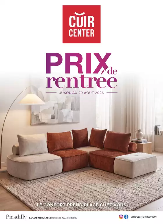 Catalogue Cuir Center à Reims | Prix rentrée | 2026-08-25T00:00:00.000Z - 2026-08-29T00:00:00.000Z