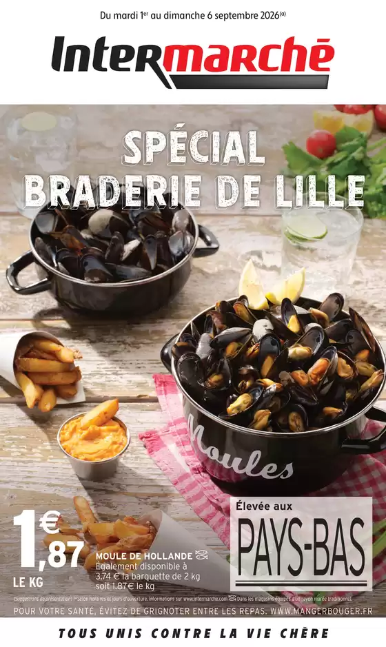 Catalogue Intermarché | S36 - R1 - BRADERIE DE LILLE | 2026-09-01T00:00:00.000Z - 2026-09-06T00:00:00.000Z