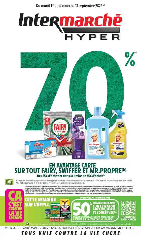 Catalogue Intermarché Hyper | GEN SEPTEMBRE 2 | 2026-09-01T00:00:00.000Z - 2026-09-13T00:00:00.000Z