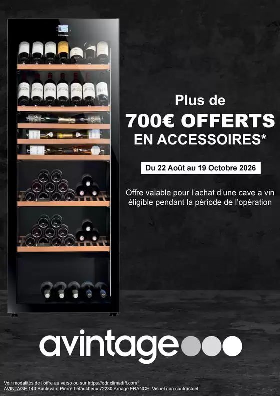 Catalogue Boulanger à Apremont - Rhône-Alpes | OFFRE Avintage : Jusqu'à 700€ offerts en accessoires | 2026-08-25T00:00:00.000Z - 2026-10-19T00:00:00.000Z