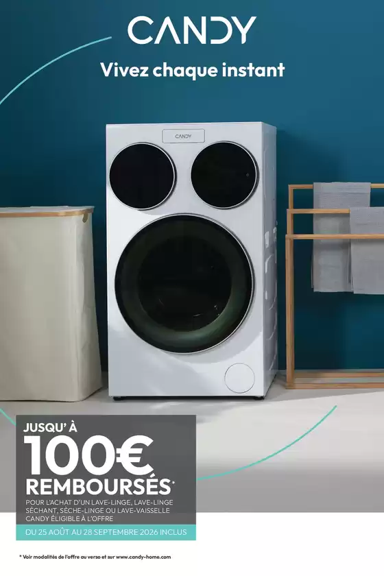 Catalogue Pulsat à Apremont - Rhône-Alpes | Candy Jusqu'à 100€ remboursés | 2026-08-25T00:00:00.000Z - 2026-09-28T00:00:00.000Z