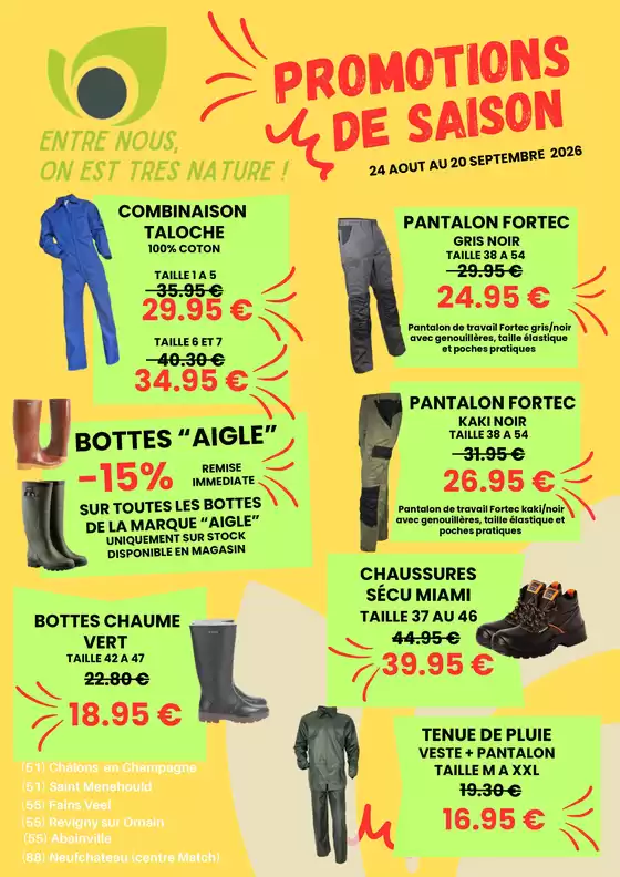 Catalogue Magasin Vert | Bonnes affaires et offres actuelles | 2026-08-26T00:00:00.000Z - 2026-09-20T00:00:00.000Z