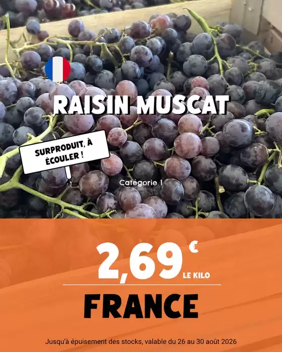Catalogue Nous anti gaspi | Les fruits et légumes de semaine  | 2026-08-26T00:00:00.000Z - 2026-08-30T00:00:00.000Z