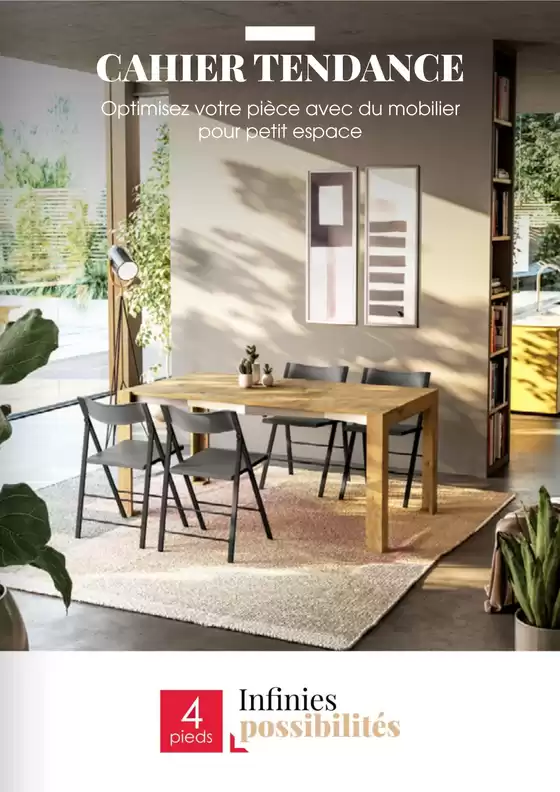 Catalogue 4 Pieds | Catalogue meubles petit espace | 2026-08-26T00:00:00.000Z - 2026-12-31T00:00:00.000Z