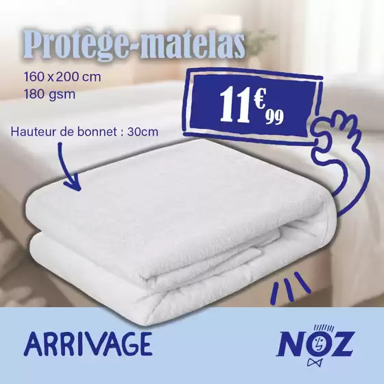 Catalogue Noz | Protège-matelas | 2026-08-27T00:00:00.000Z - 2026-09-04T00:00:00.000Z