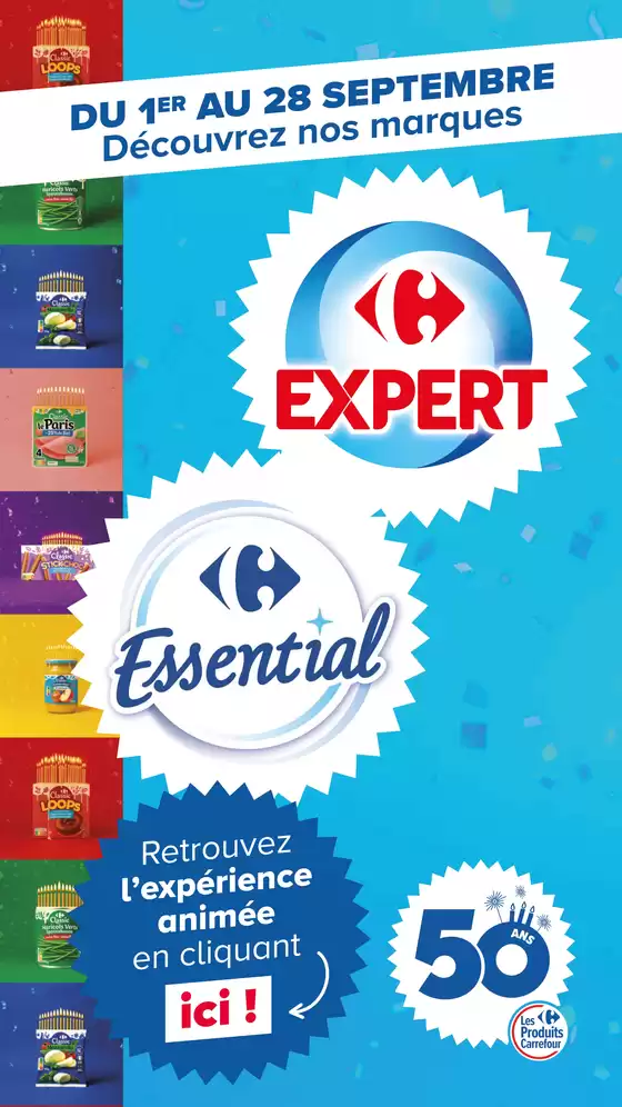 Catalogue Carrefour Drive | DÉCOUVREZ LES MARQUES CARREFOUR EXPERT ESSENTIAL | 2026-09-01T00:00:00.000Z - 2026-09-28T00:00:00.000Z
