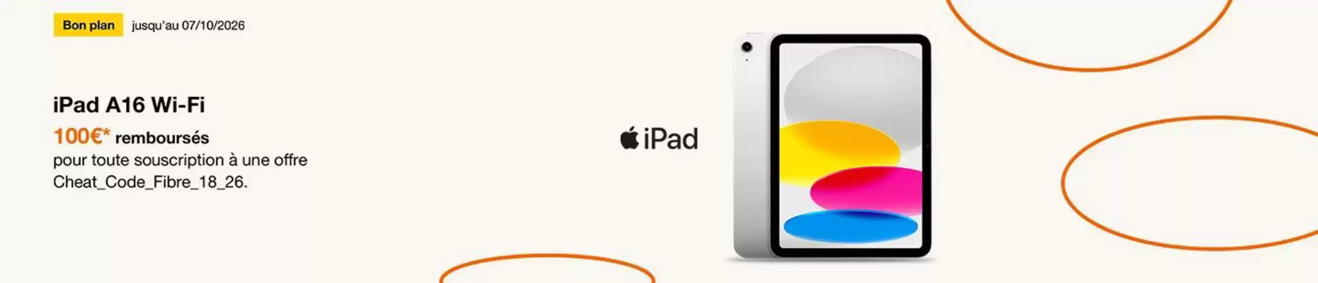 Catalogue Orange | Bon Plan | 2026-08-27T00:00:00.000Z - 2026-10-07T00:00:00.000Z