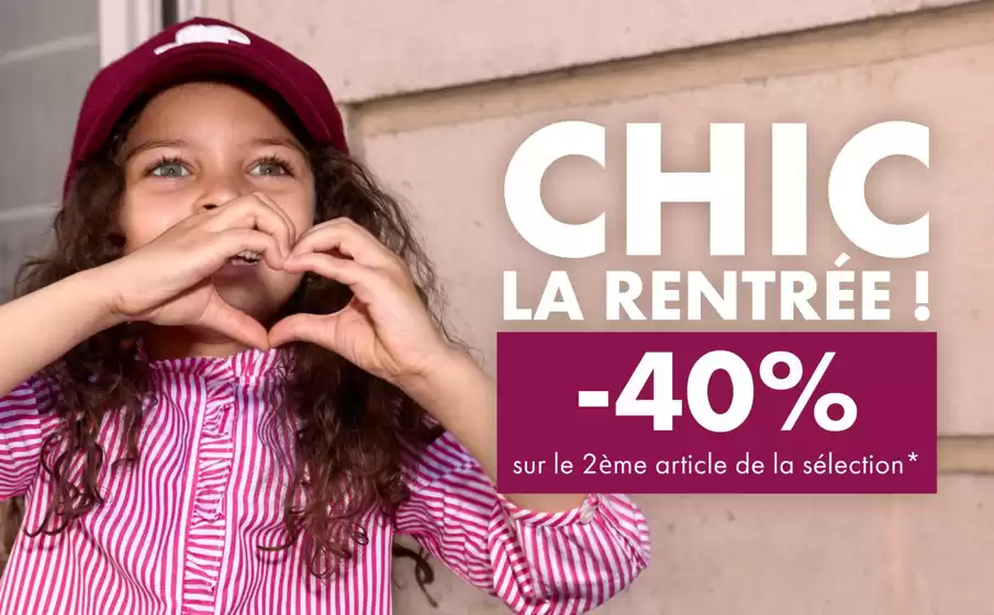 Catalogue Jacadi à Sampzon | Chic la rentrée ! | 2026-08-27T00:00:00.000Z - 2026-09-06T00:00:00.000Z