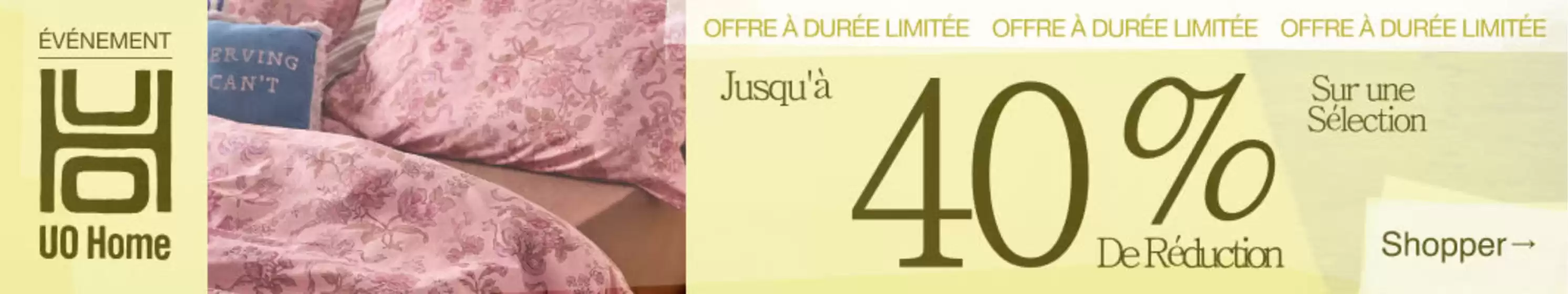 Catalogue Urban Outfitters | Jusqu'à 30 % de réduction sur la maison | 2026-08-28T00:00:00.000Z - 2026-09-13T00:00:00.000Z