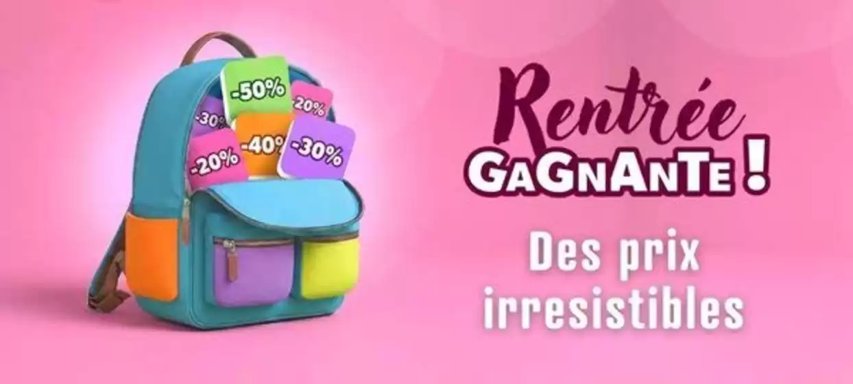 Catalogue Teleshopping à Rennes | Rentrée gagnante | 2026-08-28T00:00:00.000Z - 2026-09-21T00:00:00.000Z