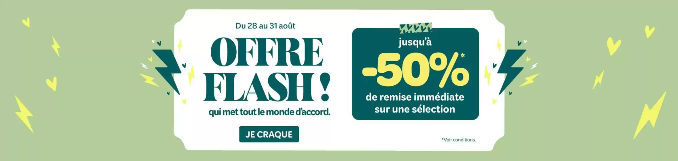 Catalogue Aubert | Offre Flash | 2026-08-28T00:00:00.000Z - 2026-08-31T00:00:00.000Z