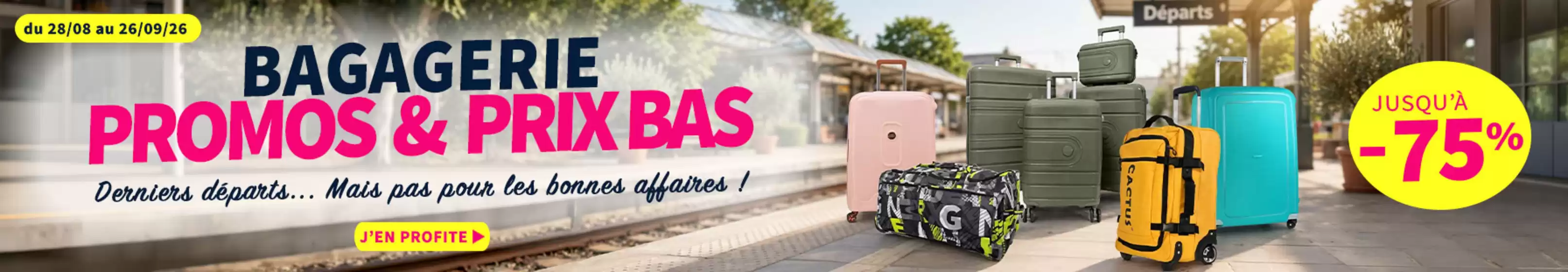 Catalogue Bleu Cerise | Bagagerie Promos & Prix bas | 2026-08-31T00:00:00.000Z - 2026-09-26T00:00:00.000Z