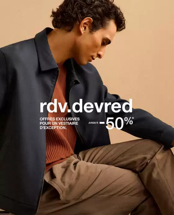 Catalogue Devred | Offres exclusives Jusqu'à -50% | 2026-08-31T00:00:00.000Z - 2026-09-20T00:00:00.000Z