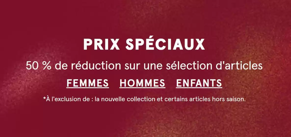 Catalogue Pepe Jeans | PRIX SPÉCIAUX 50 % de réduction sur une sélection d'articles | 2026-08-31T00:00:00.000Z - 2026-09-13T00:00:00.000Z
