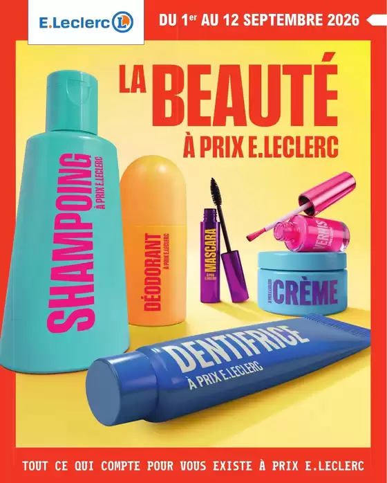 Catalogue E.Leclerc à Ouges | BEAUTE AUTOMNE | 2026-09-01T00:00:00.000Z - 2026-09-12T00:00:00.000Z