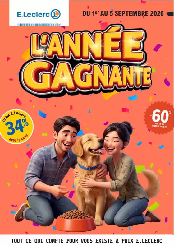 Catalogue E.Leclerc | Temps fort #36 | 2026-09-01T00:00:00.000Z - 2026-09-05T00:00:00.000Z