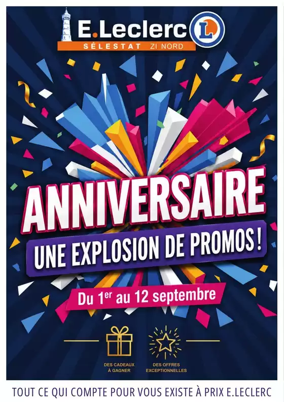 Catalogue E.Leclerc à Quéven | Anniversaire 2026 | 2026-09-01T00:00:00.000Z - 2026-09-12T00:00:00.000Z