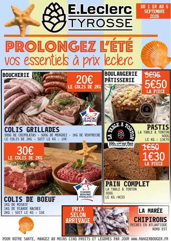 Catalogue E.Leclerc à Corbas | CATA TRAD RENTREE | 2026-09-01T00:00:00.000Z - 2026-09-05T00:00:00.000Z