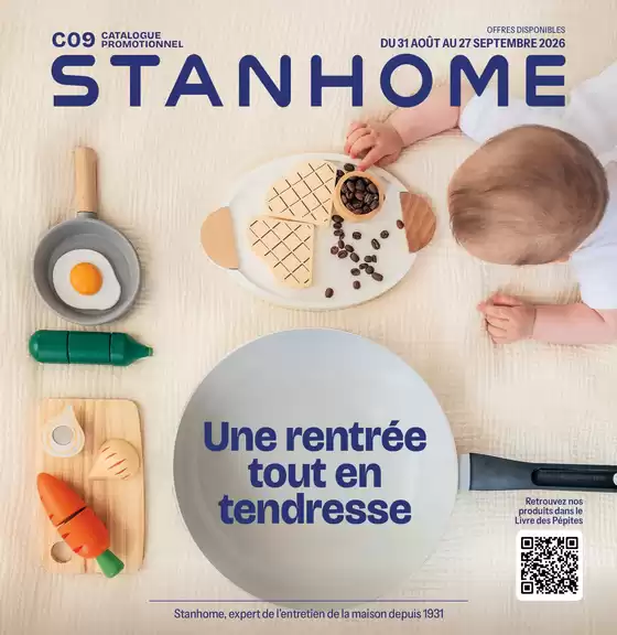Catalogue Stanhome à Feneu | Une rentrée tout en tendresse | 2026-08-31T00:00:00.000Z - 2026-09-27T00:00:00.000Z