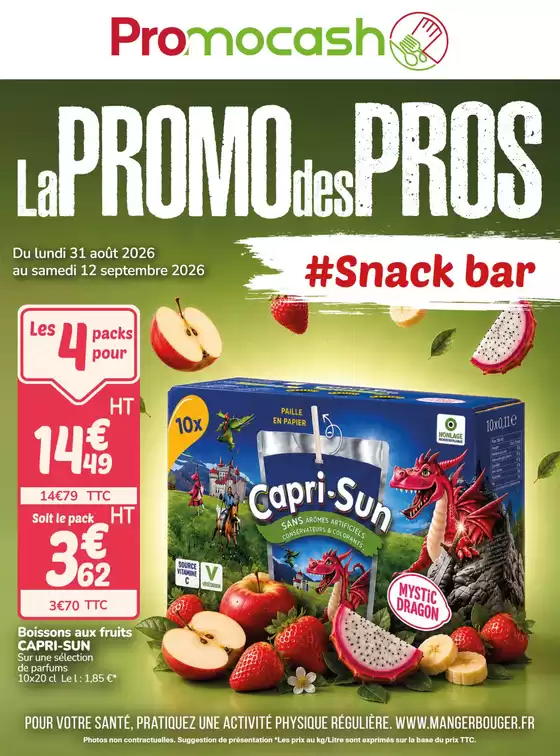 Catalogue Promocash | La promo des pros | 2026-09-01T00:00:00.000Z - 2026-09-12T00:00:00.000Z