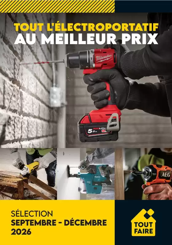 Catalogue Tout faire matériaux à Osny | SÉLECTION SEPTEMBRE - DÉCEMBRE 2026 | 2026-09-01T00:00:00.000Z - 2026-12-31T00:00:00.000Z
