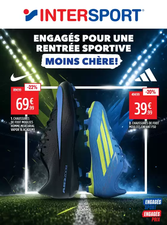 Catalogue Intersport à Vic-sur-Cère | Engagés pour une rentrée sportive moins chère | 2026-09-01T00:00:00.000Z - 2026-09-13T00:00:00.000Z