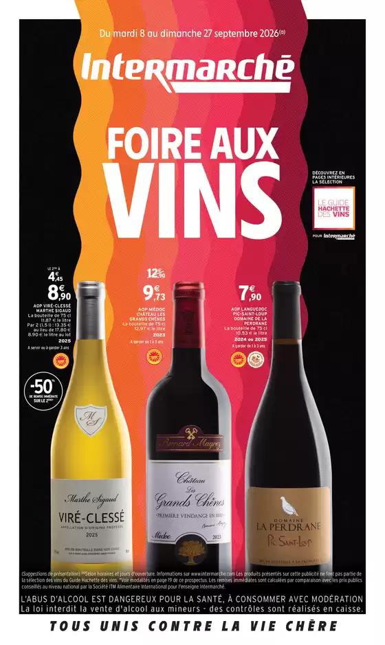 Catalogue Intermarché Express à Bourg-lès-Valence | EVEN FOIRE AUX VINS AUTOMNE | 2026-09-08T00:00:00.000Z - 2026-09-27T00:00:00.000Z
