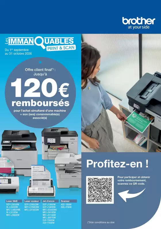 Catalogue LDLC à Tartaras | Jusqu'à 120€ remboursés avec Brother | 2026-09-01T00:00:00.000Z - 2026-10-31T00:00:00.000Z