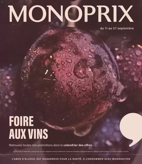Catalogue Monop' | FOIRE AUX VINS | 2026-09-02T00:00:00.000Z - 2026-09-27T00:00:00.000Z